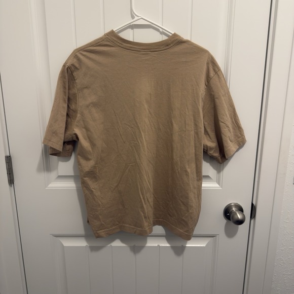 Nike Women's Brown Sparkle Logo Tshirt Size Large - Picture 2 of 6